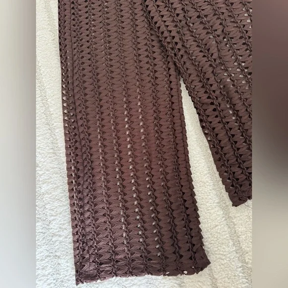 Zara Crocheted Beach Cover Up Pants - Picture 7 of 7